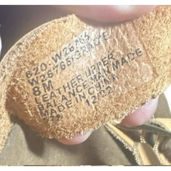 White Mountain Women's Footbeds Sandals Tan Suede Adjustable Comfort Size 8M - Picture 3 of 12